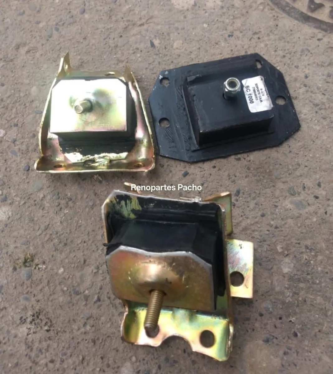 Soportes motor y caja R4-6