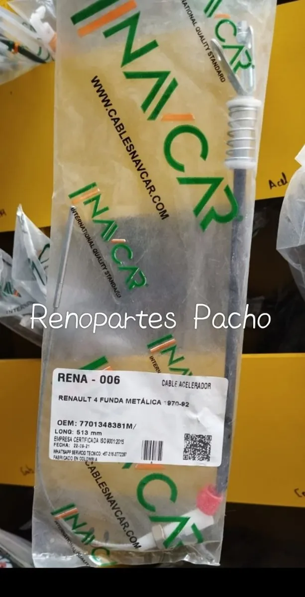 Guaya acelerador R4-6