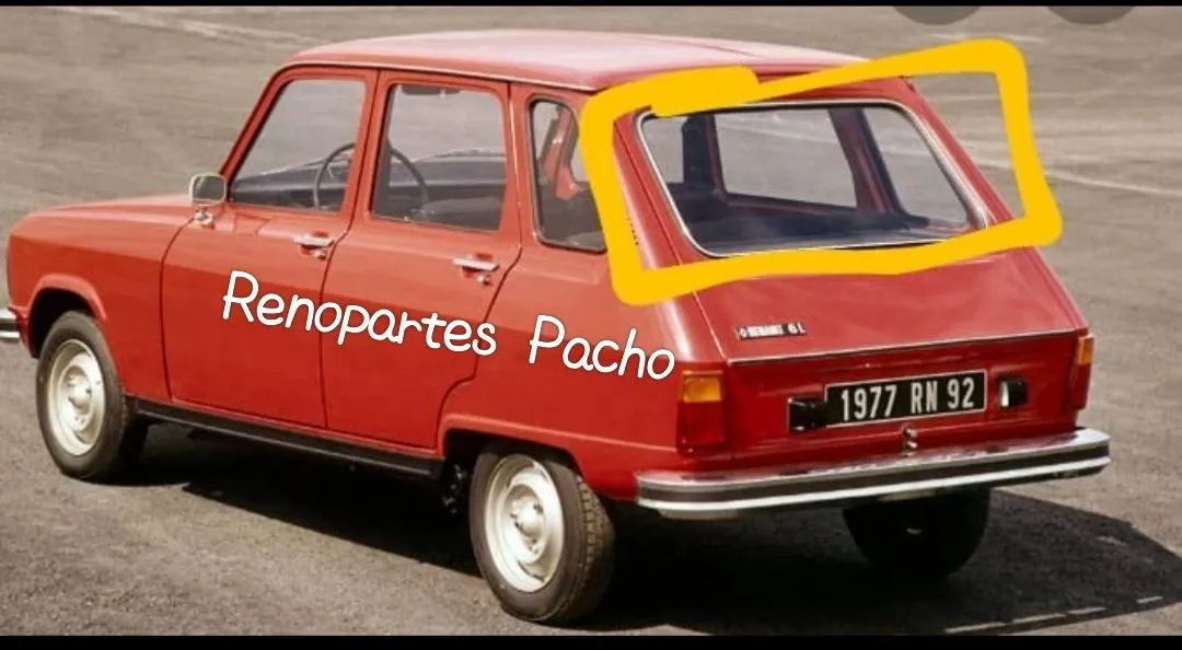 Caucho panorámico trasero R6