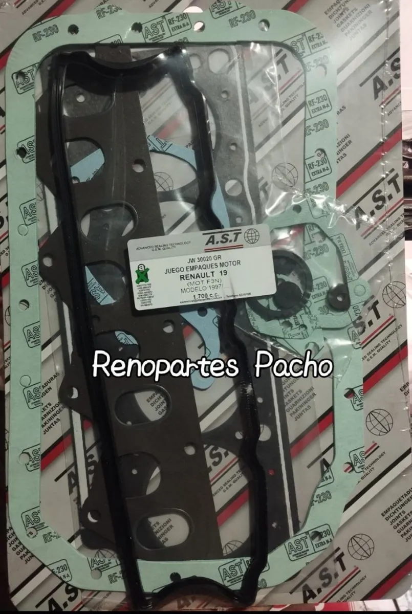 Empaquetadura motor R19-21 1700cc