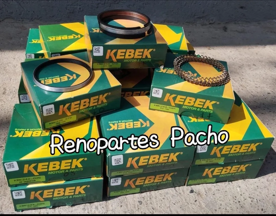 Anillos motor R9 iny, R19 1.4 y Clio1.