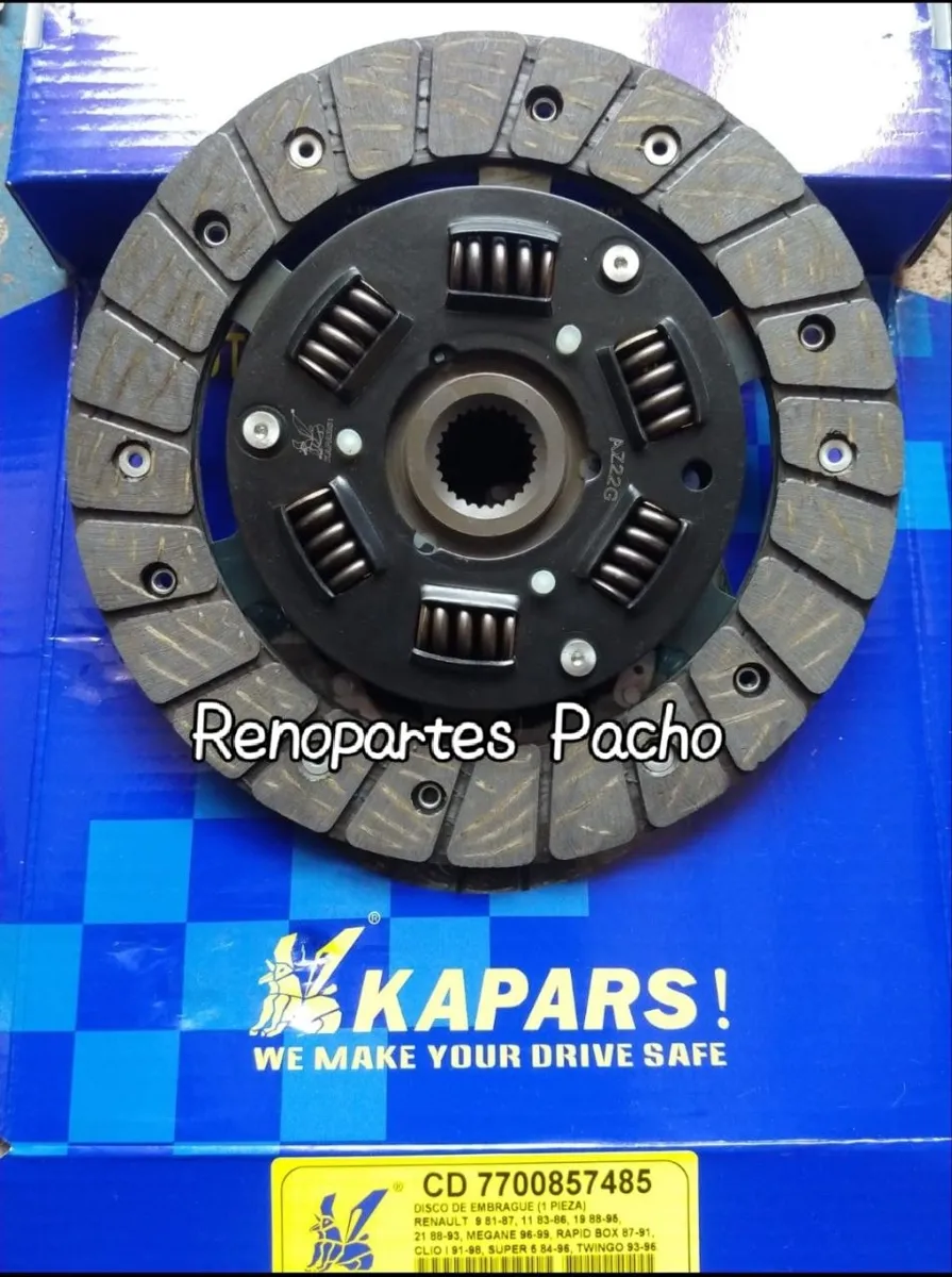 Disco clutch R9-19 1.4, Clio1, Twingo, Megane