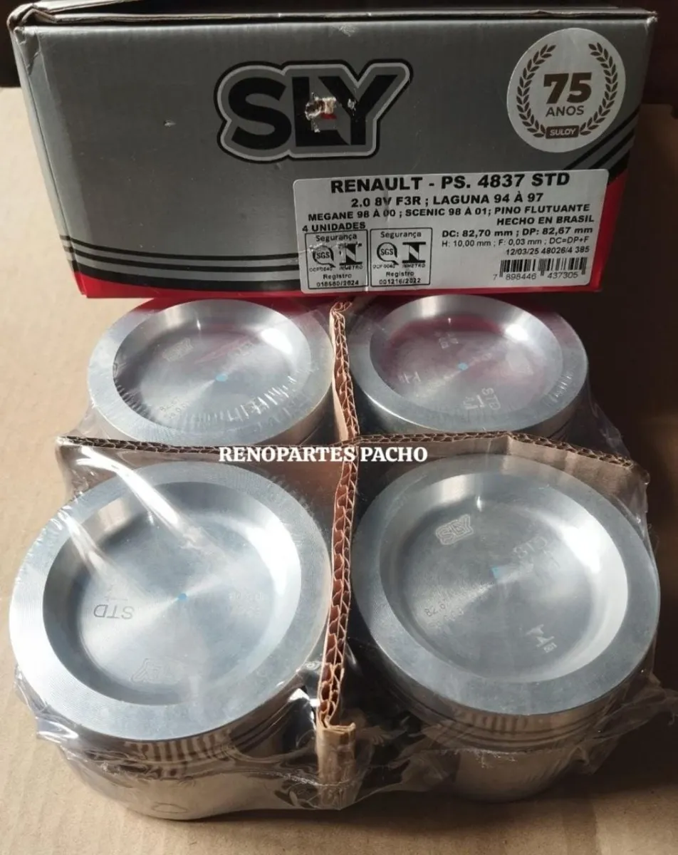 Kit pistones R19 Laguna, Megane 1800cc